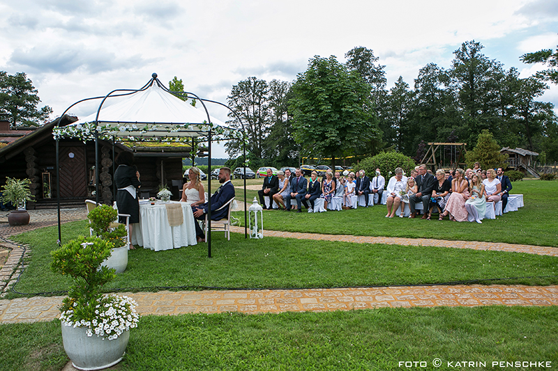 Standesamtliche Trauung | Hochzeit auf dem Milanhof in Guhrow (Spreewald)
