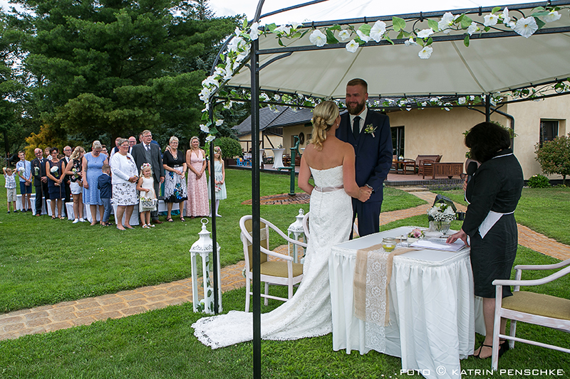 Standesamtliche Trauung | Hochzeit auf dem Milanhof in Guhrow (Spreewald)