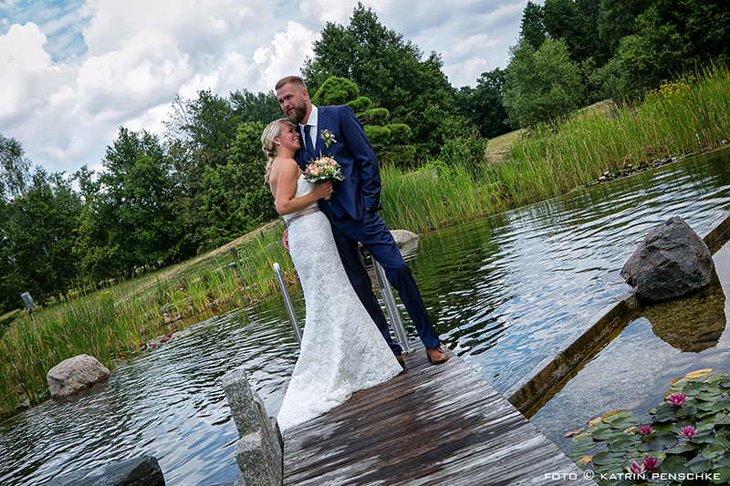 Brautpaarfotos | Hochzeit auf dem Milanhof in Guhrow (Spreewald)