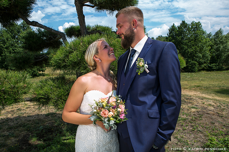 Brautpaarfotos | Hochzeit auf dem Milanhof in Guhrow (Spreewald)