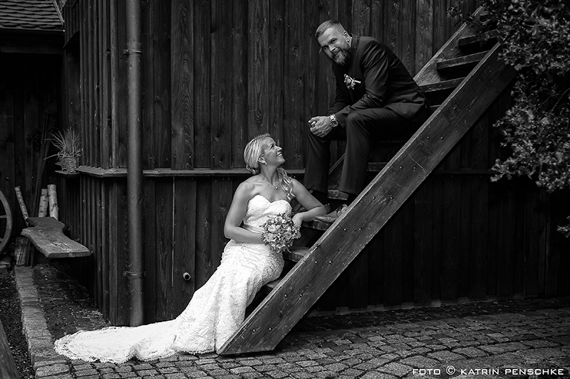 Brautpaarfotos | Hochzeit auf dem Milanhof in Guhrow (Spreewald)